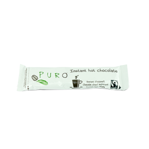 Puro Fairtrade Trinkschokolade Portionsbeutel - 100 x 30g