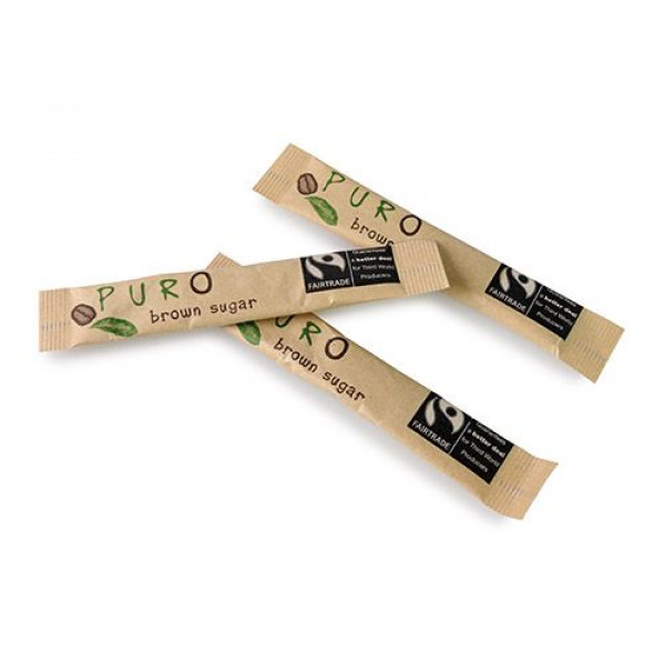 Puro Fairtrade Zuckerstick braun 3g