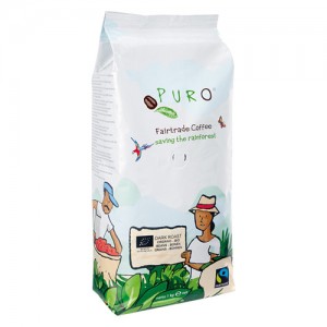 Puro Fairtrade Organic Dark Roast - Bean 1.000 g