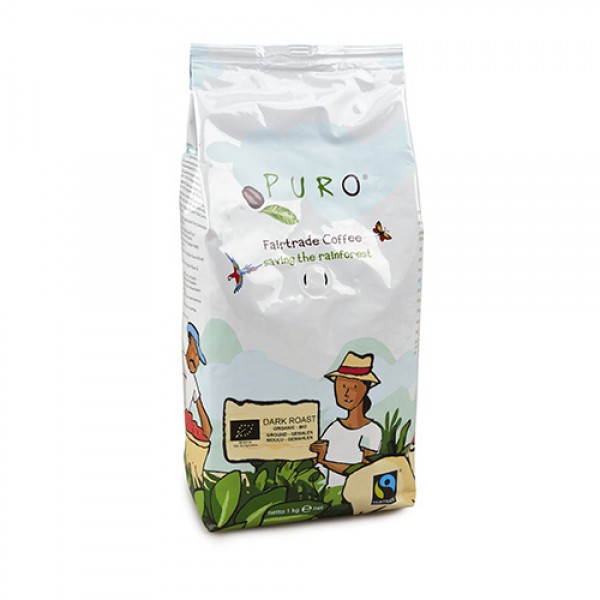 Puro Fairtrade Bio Dark Roast - gemahlen 1kg