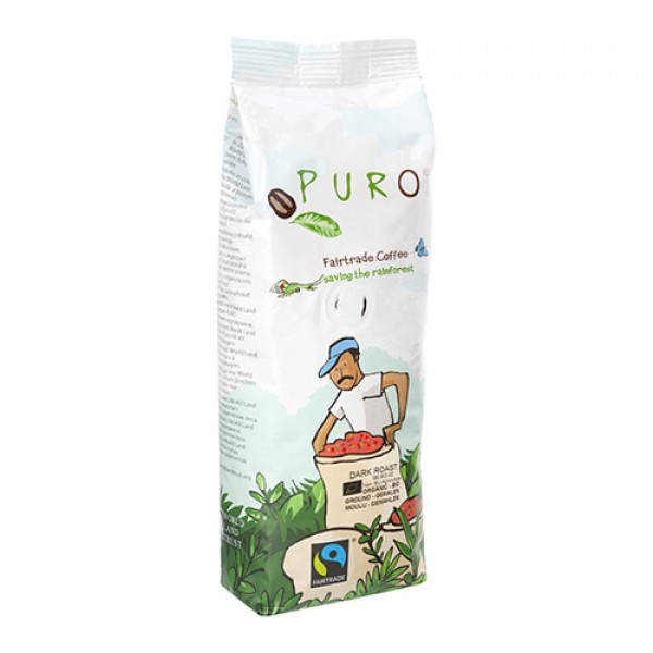 Puro Fairtrade Organic Dark Roast - Ground 250 g