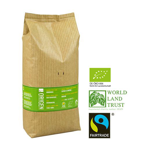 Puro Fairtrade Organic Origen Honduras - Bean 1.000 g