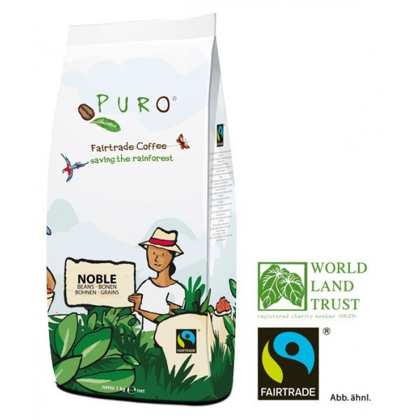 Puro Fairtrade Noble - Bean 1.000 g