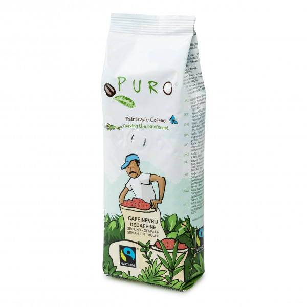 Puro Fairtrade entkoffeiniert - gemahlen 250g