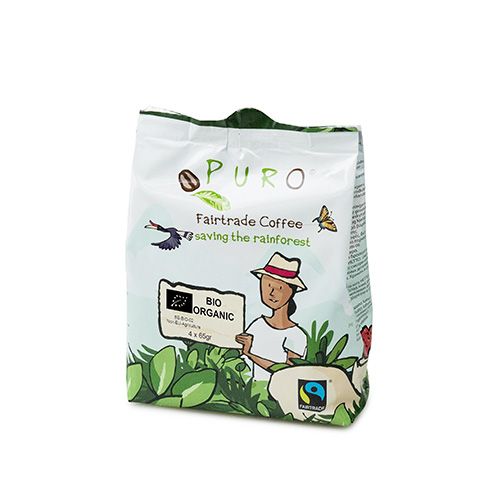 Puro Fairtrade Bio Organic Pouch - 12 x 4 x 65 g