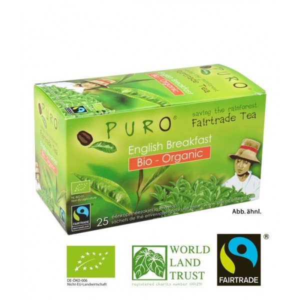Puro Fairtrade Bio Organic Tea - English Breakfast