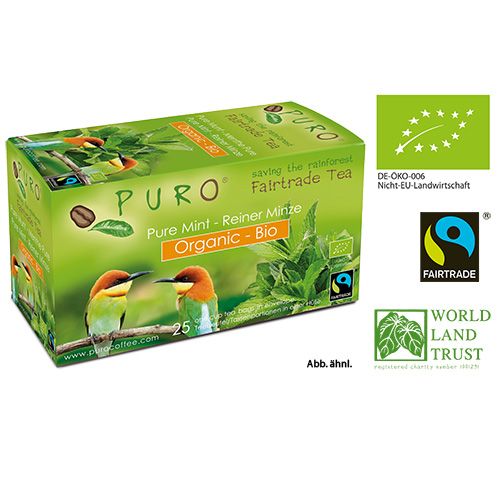 Puro Organic Fairtrade Tea - Pure Mint