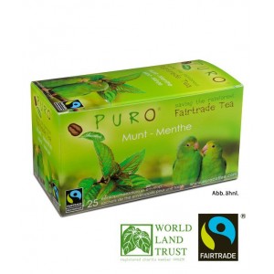 Puro Fairtrade Tea - Green Mint