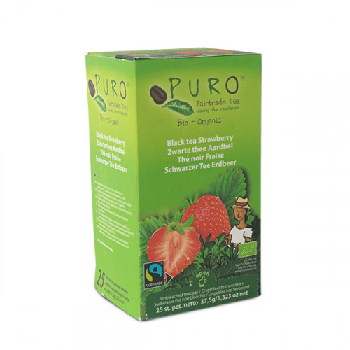 Puro Fairtrade Bio Tee  - Erdbeere