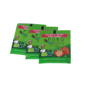 Puro Fairtrade Bio Tee  - Erdbeere