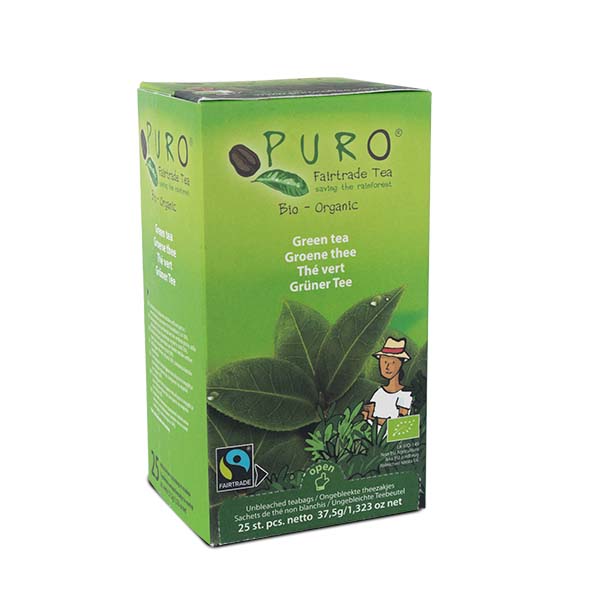 Puro Fairtrade Bio Tee  - Grüner Tee 