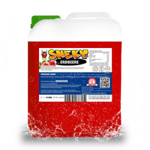 Sneky Slush Eis Sirup - Erdbeere (Azofarbstoff)